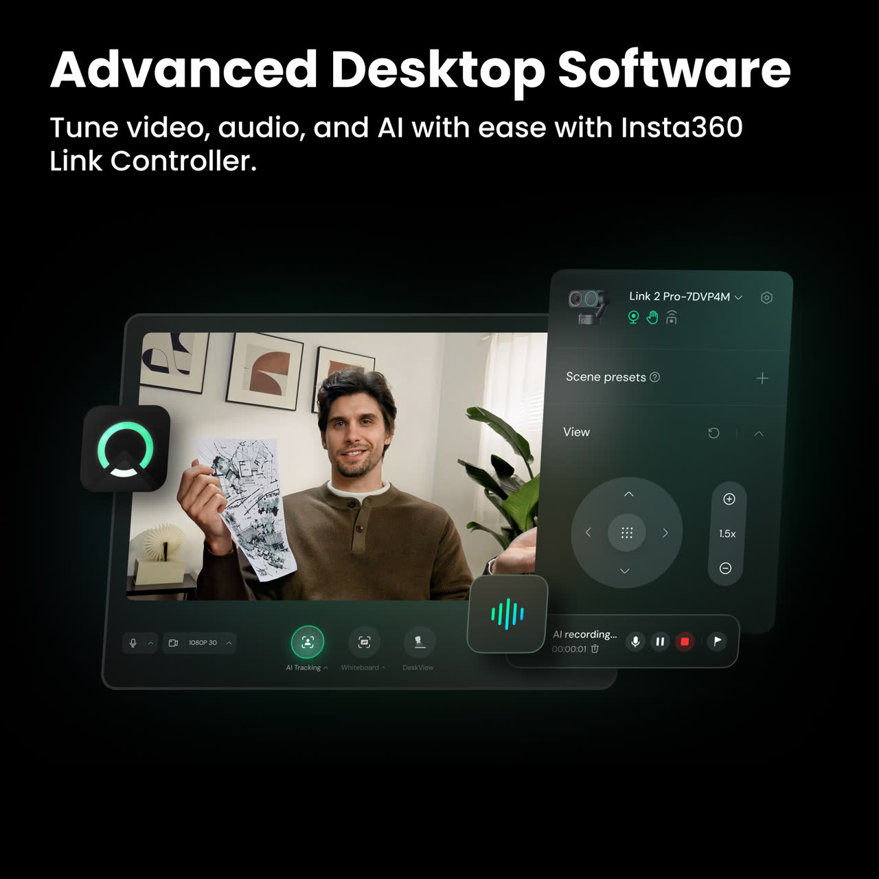 Insta360 Link 2 Pro & Insta360 Link 2C Pro - Flagship AI 4K Webcam - Insta360 Store - Image 6